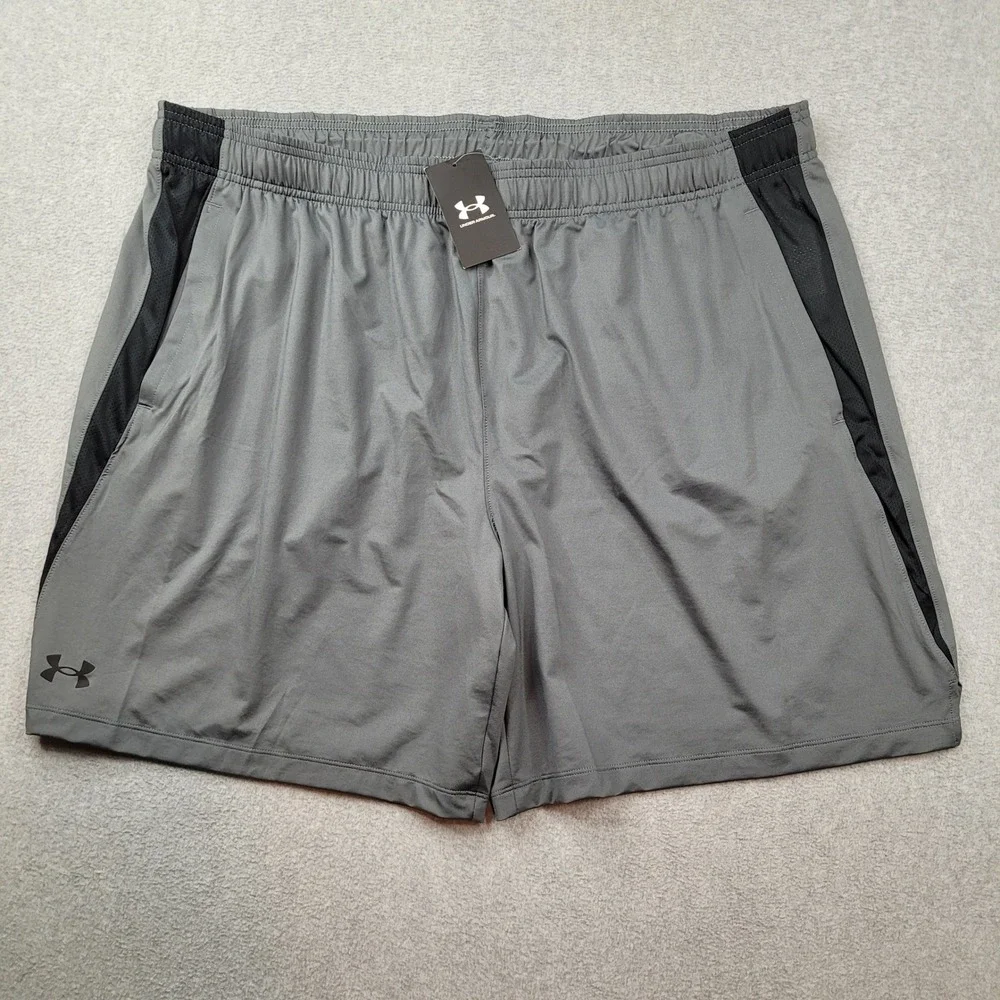 Under Armour Tech Vent Short Mens 3XL Gray Athletic 1376955 NWT